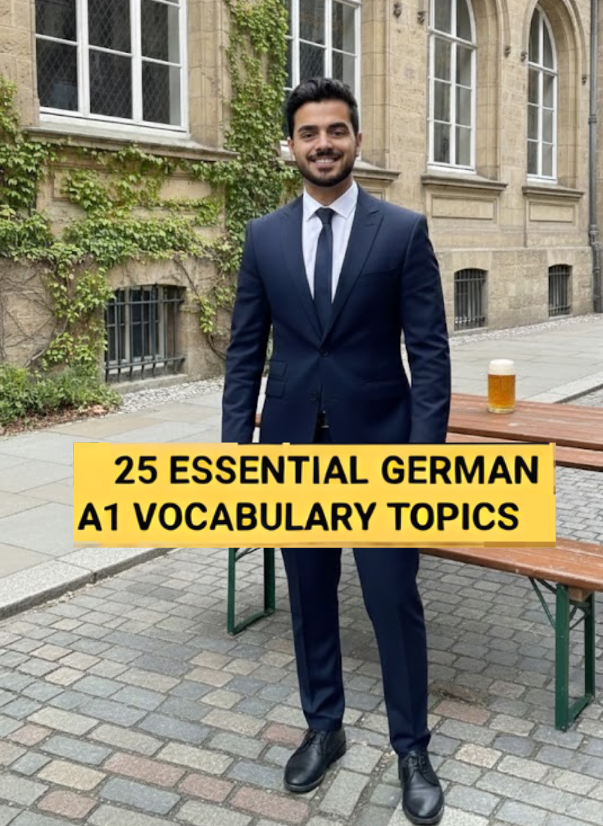 25 Essential German A1 Vocabulary Topics